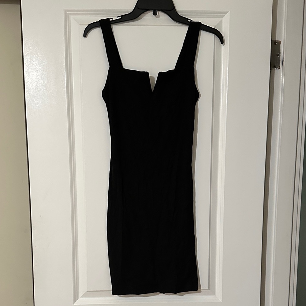 Good Luck Gem Black Mini Dress
